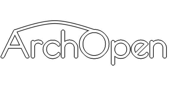 The words Arch and Open with an arch going between the two words.