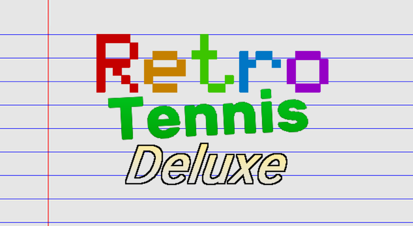 Retro Tennis Deluxe Logo