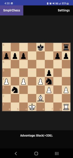 Simpler Chess Gameplay